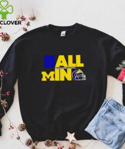 Ball in Michigan Wolverines logo helmet hoodie, sweater, longsleeve, shirt v-neck, t-shirt