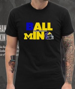 Ball in Michigan Wolverines logo helmet hoodie, sweater, longsleeve, shirt v-neck, t-shirt