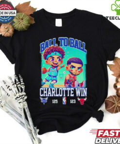 Ball to ball Charlotte win Chicago Bulls chibi shirt