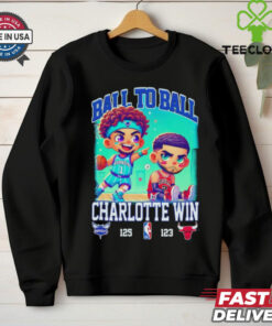 Ball to ball Charlotte win Chicago Bulls chibi shirt