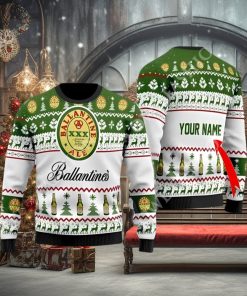 Ballantine Beer Custom Christmas Sweater