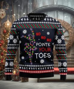 Ballet Pointe Chirtmas Time Wool Knitted Ugly Sweater