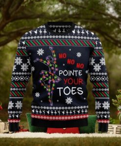 Ballet Pointe Chirtmas Time Wool Knitted Ugly Sweater