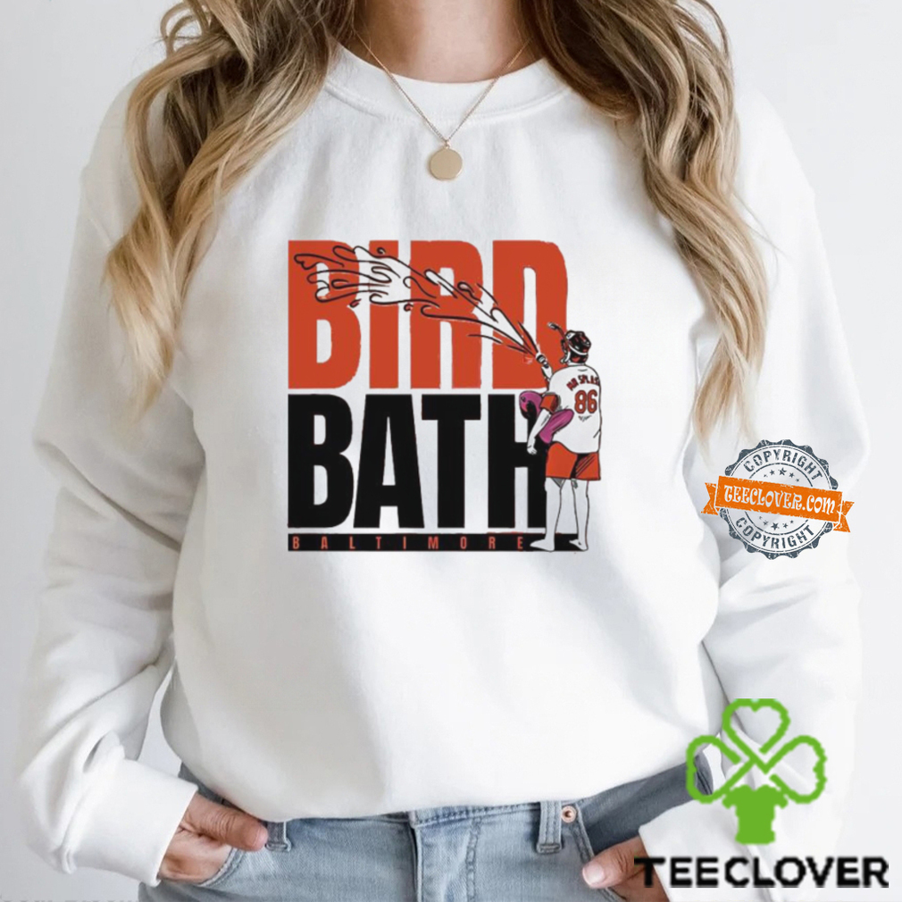 Baltimore Baseball #86 Mr. Splash Bird Bath shirt Baltimore Baseball #86 Mr. Splash Bird Bath shirt