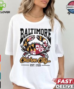 Baltimore Charm City 1729 logo shirt