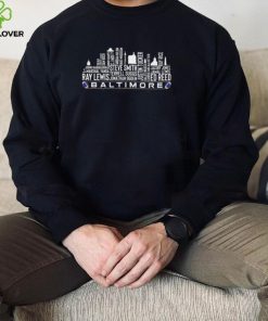 Baltimore City Skyline Hooded Sweatshirt
