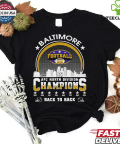 Baltimore Football 2024 AFC North Division Champions Skyline Shirt