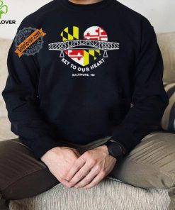 Baltimore Francis Scott Key Bridge to our heart 2024 hoodie, sweater, longsleeve, shirt v-neck, t-shirt