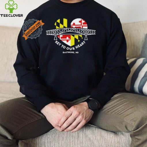 Baltimore Francis Scott Key Bridge to our heart 2024 hoodie, sweater, longsleeve, shirt v-neck, t-shirt