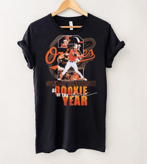 Baltimore Gunnar Henderson Al Rookie Of The Year 2023 Signature Shirt