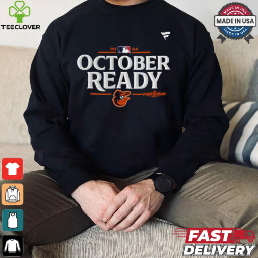 Baltimore Orioles 2024 MLB Postseason Locker Room T Shirt