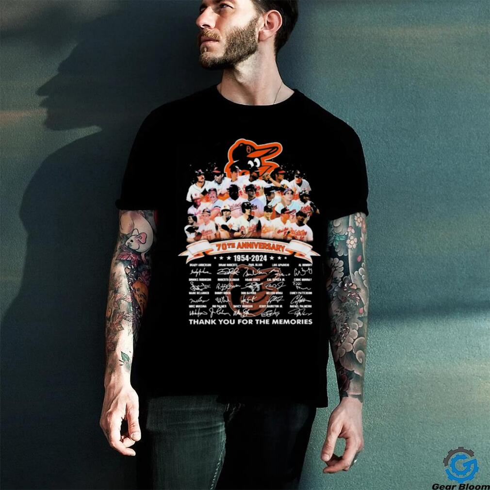 Baltimore Orioles 70th Anniversary 1954 2024 Thank You For The