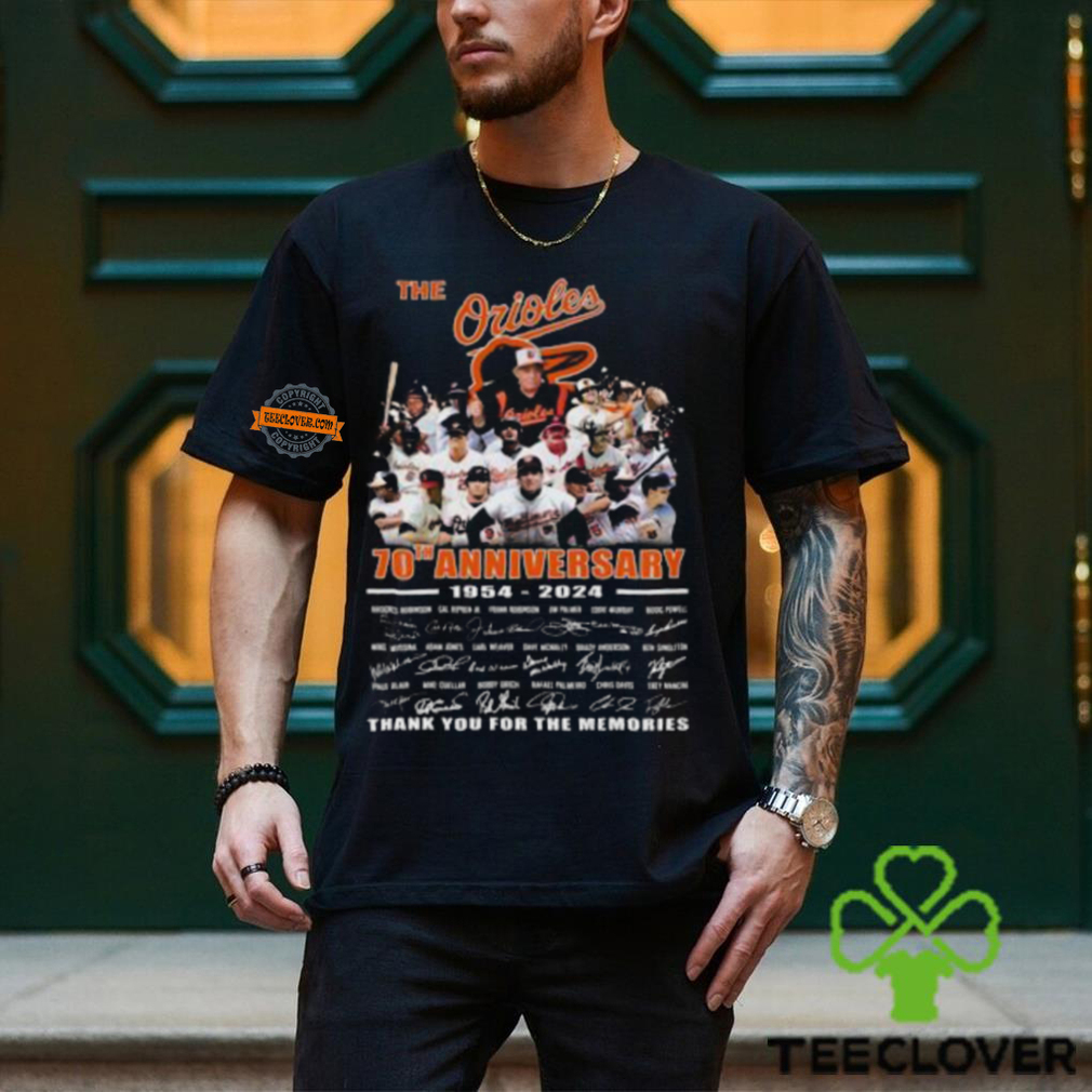 Baltimore Orioles 70th Anniversary Unisex T Shirt Baltimore Orioles 70th Anniversary Unisex T Shirt