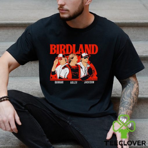 Baltimore Orioles Adley Rutschman Gunnar Henderson and Jackson Holliday Birdland hoodie, sweater, longsleeve, shirt v-neck, t-shirt