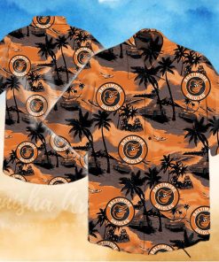 Baltimore Orioles And Landscape Hawaiian Shirt – Orioles Hawaiian Shirt