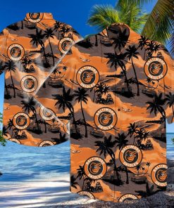 Baltimore Orioles And Landscape Hawaiian Shirt – Orioles Hawaiian Shirt