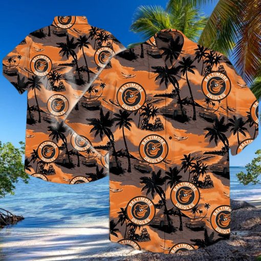 Baltimore Orioles And Landscape Hawaiian Shirt – Orioles Hawaiian Shirt