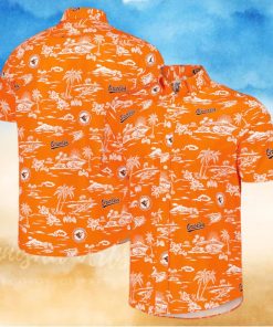 Baltimore Orioles Button Down Baseball Hawaiian Shirt – Orioles Hawaiian Shirt