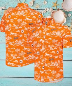 Baltimore Orioles Button Down Baseball Hawaiian Shirt