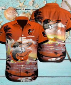 Baltimore Orioles Custom Name Unique Full Printing Hawaiian Shirt