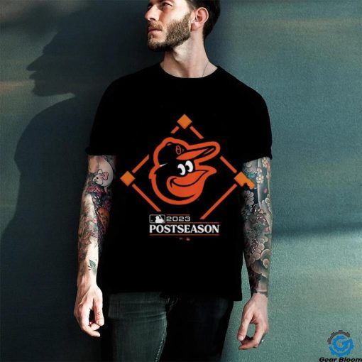 Baltimore Orioles Fanatics Branded Black 2023 Postseason Around The Horn Shirt