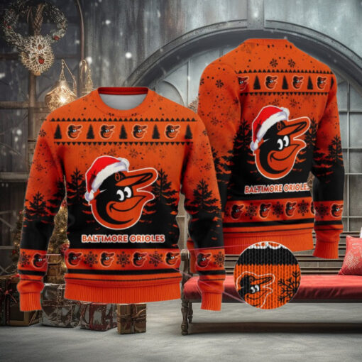 Baltimore Orioles Funny Christmas Ugly Sweater