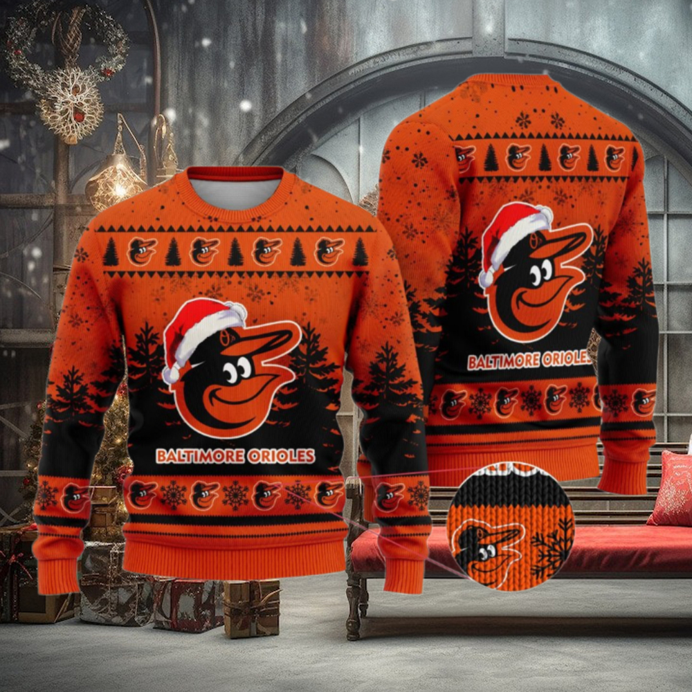 Baltimore Orioles Funny Christmas Ugly Sweater Baltimore Orioles Funny Christmas Ugly Sweater