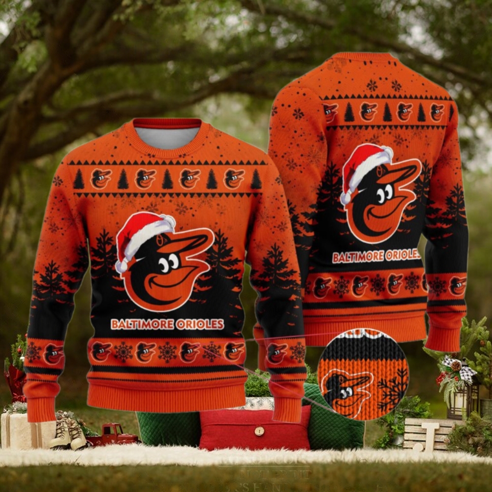 Baltimore Orioles Funny Christmas Ugly Sweater Baltimore Orioles Funny Christmas Ugly Sweater