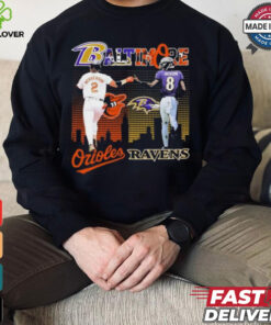 Baltimore Orioles Gunnar Henderson X Baltimore Ravens Lamar Jackson Shirt