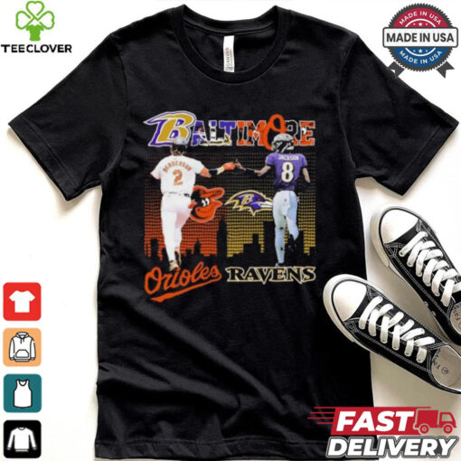 Baltimore Orioles Gunnar Henderson X Baltimore Ravens Lamar Jackson Shirt