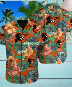 Baltimore Orioles MLB Custom Name Hawaiian Shirt For Men Women Gift Best Gift For Fans hawaiian shirt