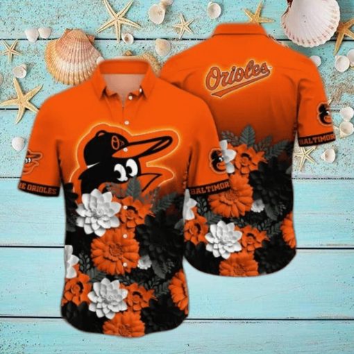 Baltimore Orioles MLB Flower Hawaii Shirt And Thoodie, sweater, longsleeve, shirt v-neck, t-shirt For Fans