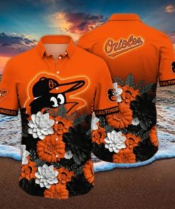 Baltimore Orioles MLB Flower Hawaii Shirt And Thoodie, sweater, longsleeve, shirt v-neck, t-shirt For Fans