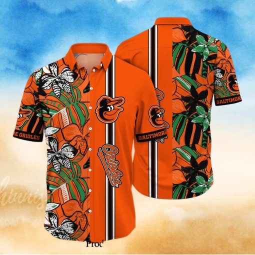 Baltimore Orioles MLB For Sports Fan Unisex Hawaiian Beach Shirt