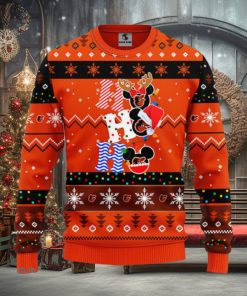 Baltimore Orioles MLB Team HoHoHo Mickey Funny Christmas Gift Men And Women Ugly Christmas Sweater