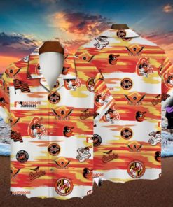 Baltimore Orioles Major League Baseball 3D Print Tropiacal Hawaiian Shirt For Fans