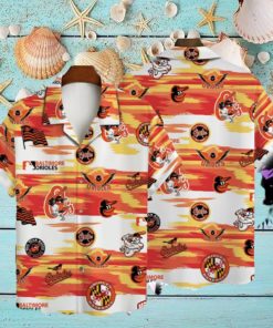 Baltimore Orioles Major League Baseball 3D Print Tropiacal Hawaiian Shirt For Fans