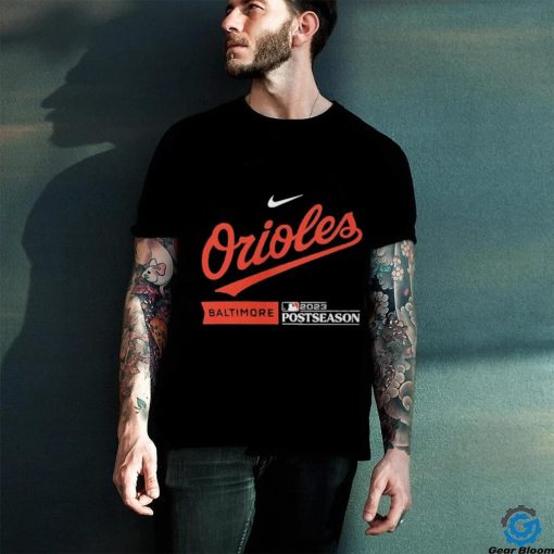 Baltimore Orioles Nike Black 2023 Postseason Authentic Collection Dugout Pullover Shirt