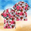 Chicago Cubs Red Coral Hibiscus White Porcelain Flower Banana Leaf 3D Hawaiian Shirt Gift For Fans