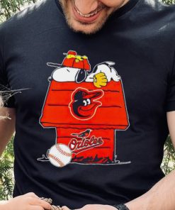 Baltimore Orioles Snoopy And Woodstock The Peanuts Baseball shirt