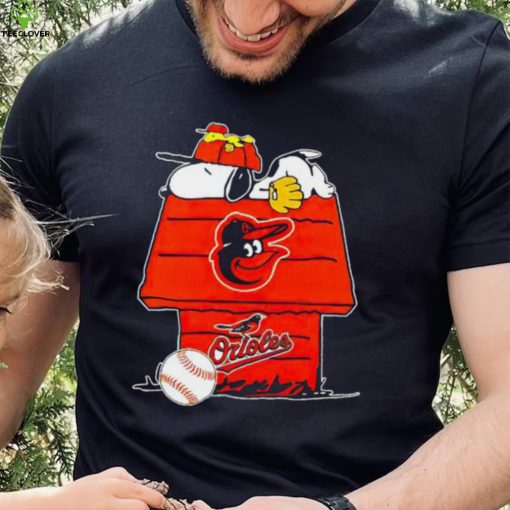 Baltimore Orioles Snoopy And Woodstock The Peanuts Baseball shirt