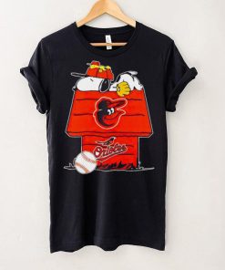 Baltimore Orioles Snoopy And Woodstock The Peanuts Baseball shirt