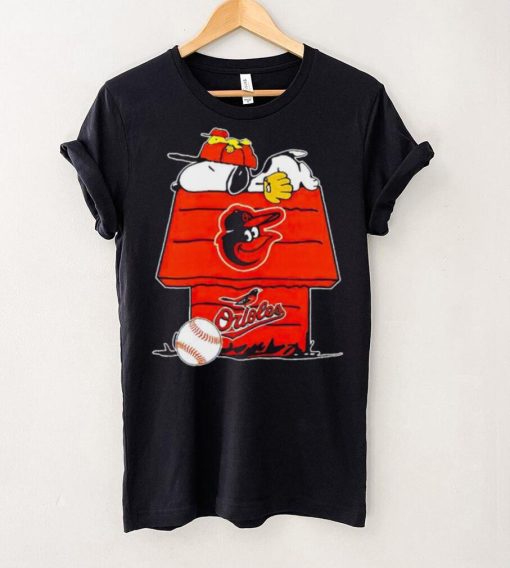 Baltimore Orioles Snoopy And Woodstock The Peanuts Baseball shirt