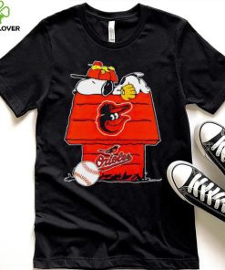 Baltimore Orioles Snoopy And Woodstock The Peanuts Baseball shirt