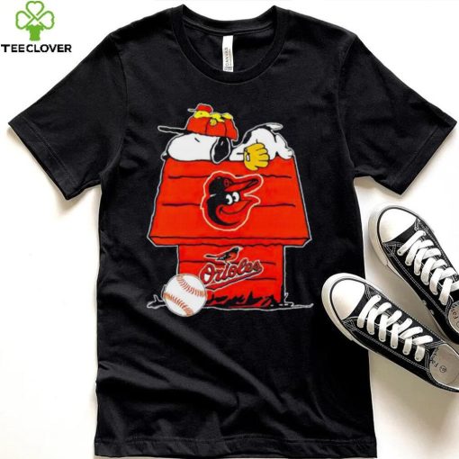 Baltimore Orioles Snoopy And Woodstock The Peanuts Baseball shirt