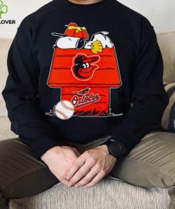 Baltimore Orioles Snoopy And Woodstock The Peanuts Baseball shirt
