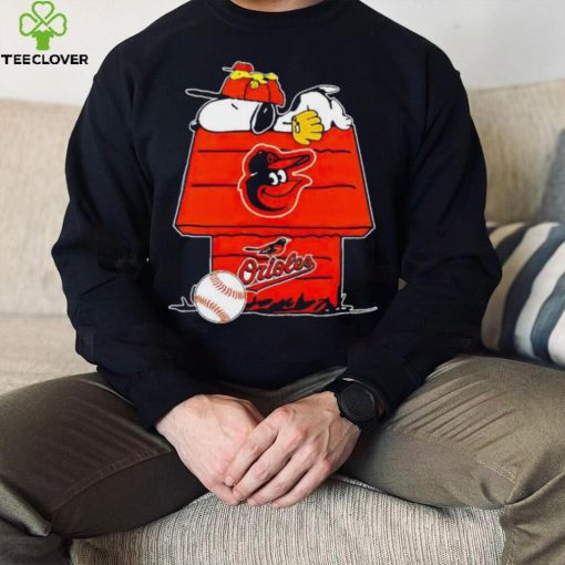 Baltimore Orioles Snoopy And Woodstock The Peanuts Baseball shirt