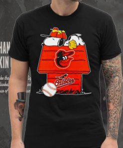 Baltimore Orioles Snoopy And Woodstock The Peanuts Baseball shirt