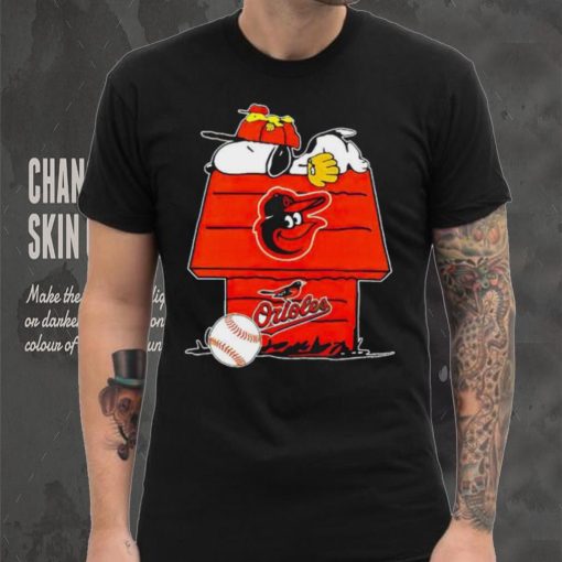 Baltimore Orioles Snoopy And Woodstock The Peanuts Baseball shirt