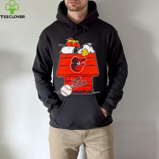 Baltimore Orioles Snoopy And Woodstock The Peanuts Baseball shirt
